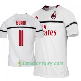 Koszulka AC Milan Fabio Borini 11 Wyjazdowe Koszulki Piłkarskie 2018-2019 Krótki Rękaw